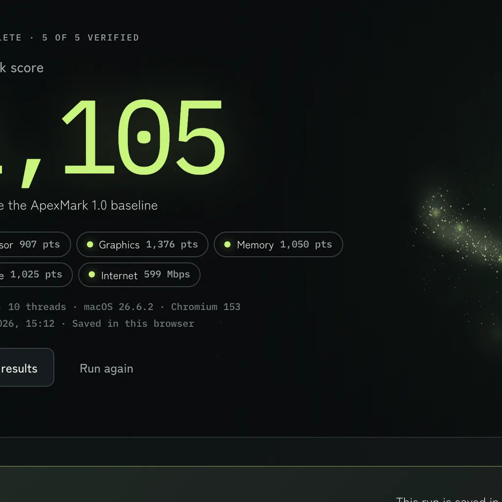 ApexMark: A Benchmark That Runs in the Browser