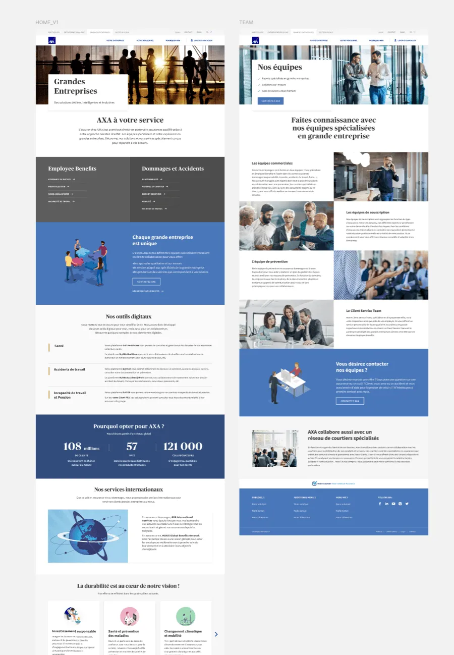 Key screens