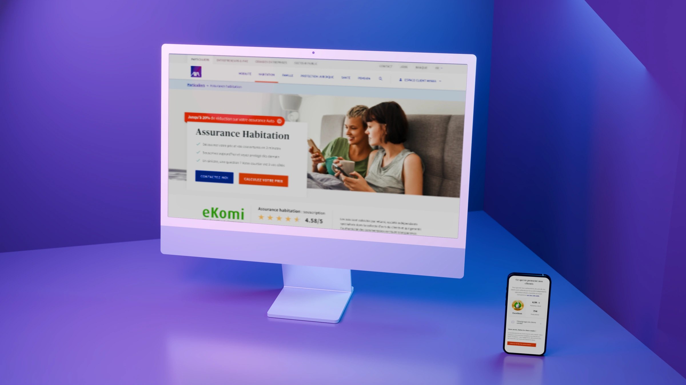 AXA: Social Proof Reviews